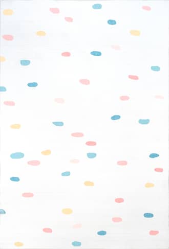 Polka Dotted Nursery Rug primary image