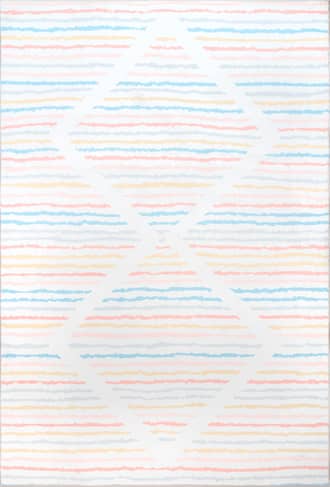 Kids Prismatic Striped Rug primary image