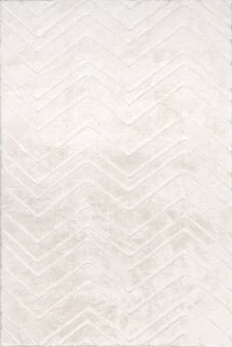 Ingeberg Chevron Plush Cloud Washable Rug primary image