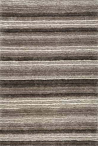 Striped Shaggy Rug primary image