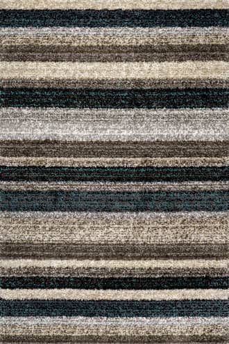 Striped Shaggy Rug primary image