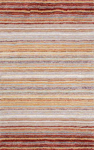 Striped Shaggy Rug primary image