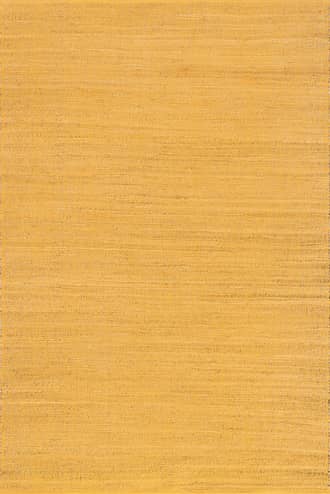 Yellow 10' x 14' Handwoven Jute-Blend Rug swatch