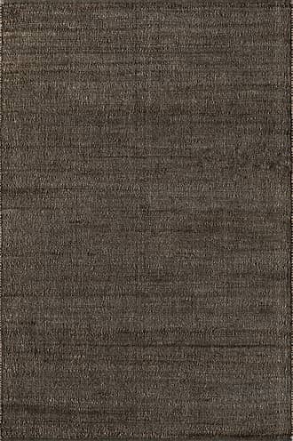 Charcoal 2' 6" x 8' Perfect Handwoven Jute-Blend Rug swatch