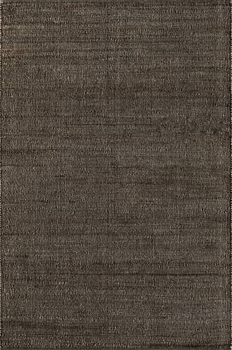 Charcoal Handwoven Jute-Blend Rug swatch