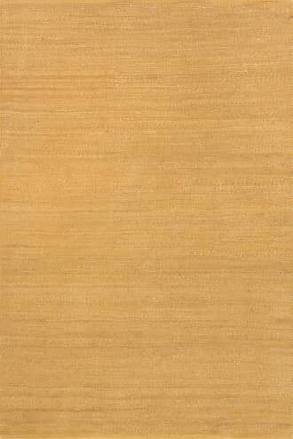 Sand 6' x 9' Perfect Handwoven Jute-Blend Rug swatch