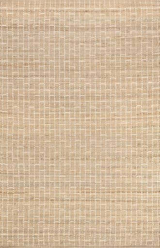 Ramy Jute and Cotton Brick Rug primary image