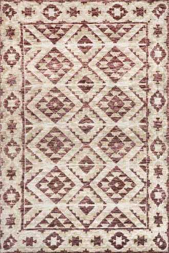 Tia Bordered Diamond Rug primary image