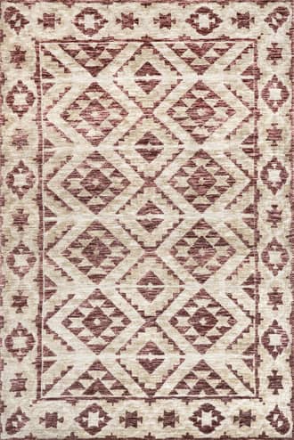 Tia Bordered Diamond Rug primary image