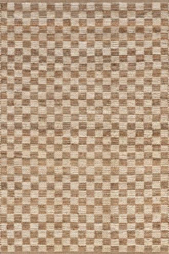 Sandye Retro Checkered Jute Rug primary image