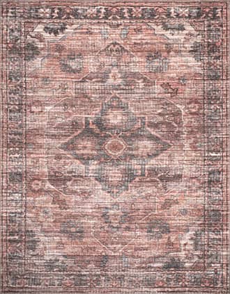 5' x 8' Jessie Medallion Washable Rug primary image