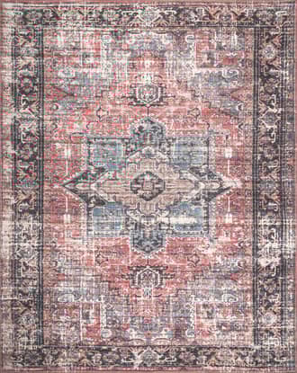 3' x 5' Faye Snowflake Medallion Washable Rug primary image