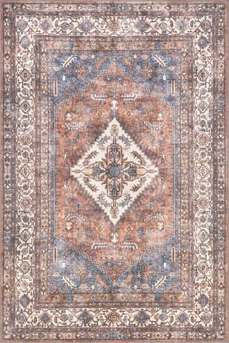 Faydra Traditional Medallion Washable Rug primary image