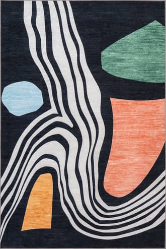 4' x 6' Benedetta Washable Geode Shapes Rug primary image