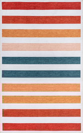 Livvy Striped Washable Rug primary image