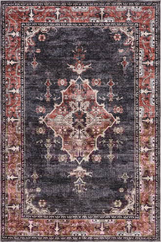 4' x 6' Wild Orchid Washable Rug primary image