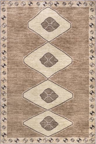 Fennel Diamond Washable Rug primary image