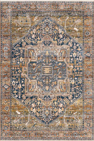 10' x 13' Fringed Medallion Rug primary image