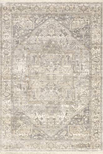 Greige 2' 6" x 12' Forever Vintage Rug swatch