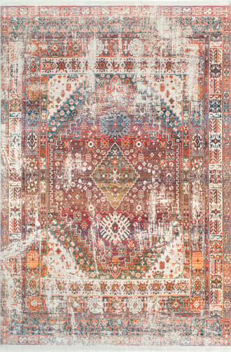 Distressed Medallion Rug primary image