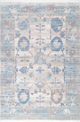 Distressed Foliage Rug primary image
