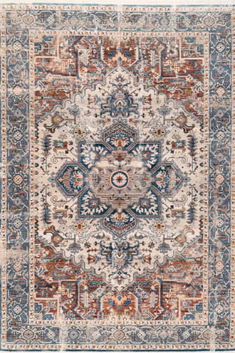 Ivory Timeworn Medallion Rug swatch