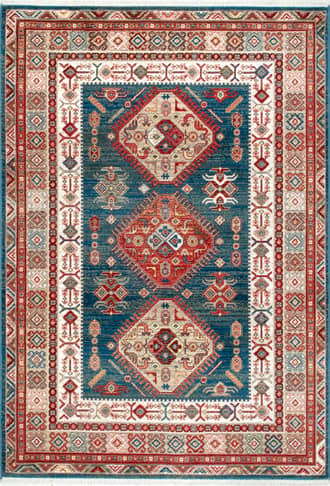 Emblem Fringed Rug primary image