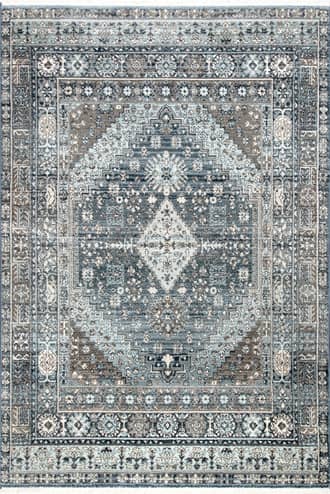 Shaded Medallion Fringe Rug primary image