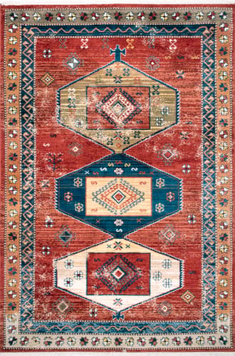 Paneled Tribal Rug primary image