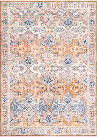 Quatrefloral Tribal Fringe Rug primary image