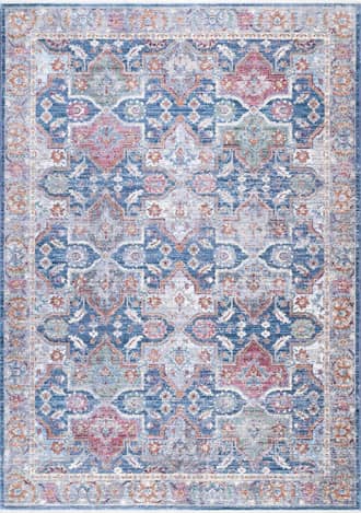 Floral Tessellation Fringe Rug primary image