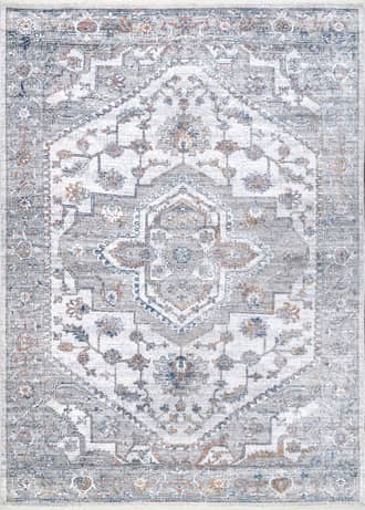 Barbed Moroccan Medallion Fringe Rug primary image