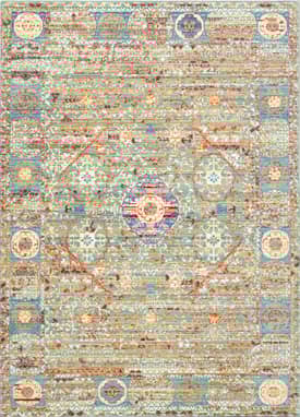 Green Persian Rug swatch