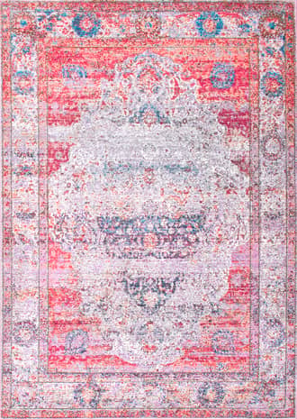 Blush Vivid Medallion Rug swatch