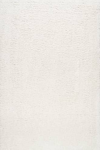 Ivory 2' 8" x 10' Solid Shag Rug swatch