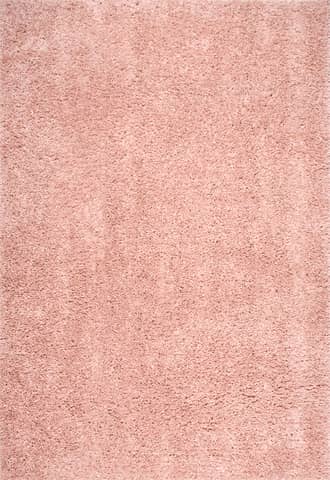 Pink 8' 10" x 12' Solid Shag Rug swatch