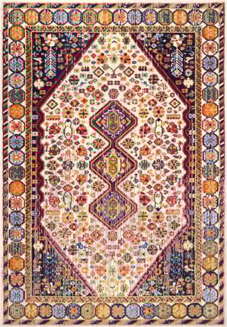 Ivory Vibrant Meadow Rug swatch
