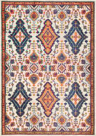 Orange Diamond Drops Rug swatch