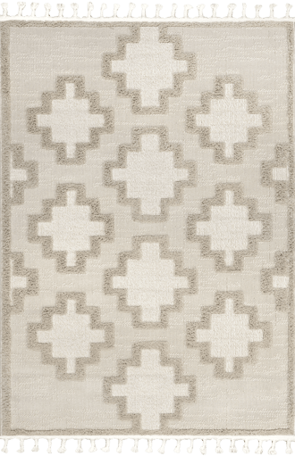 Noel Geometric Tasseled Rug primary image