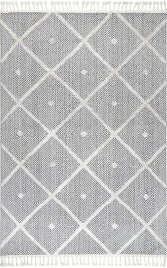 Zenful Pip Tiles Tassel Rug primary image