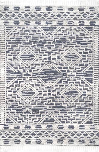 Grey Frida Textured Moroccan Rug swatch