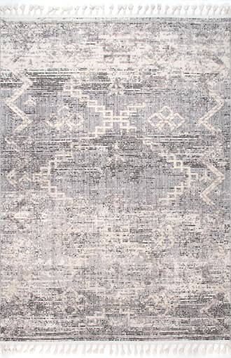 6' 7" x 9' Textured Helix Trellis Rug primary image