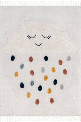 Rainey Cloud Tasseled Kids Rug primary image