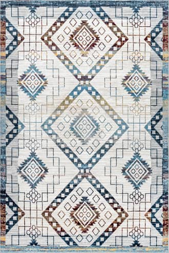 Raquel Geometric Washable Rug primary image