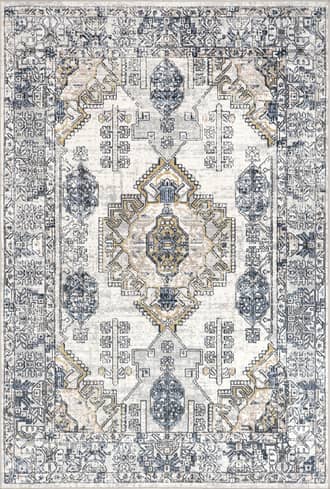 4' x 6' Ruthanna Washable Medallion Rug primary image