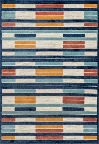 Kamari Lifted Stripes Indoor/Outdoor Rug primary image