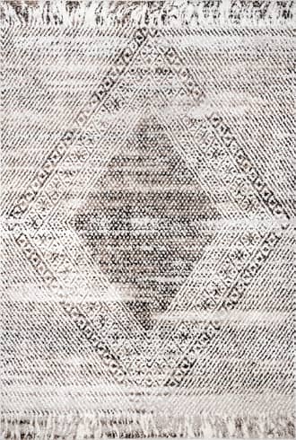 Beige Rosie Diamond Distressed Rug swatch