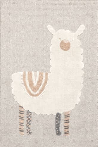 Nellie Kids Llama Rug primary image