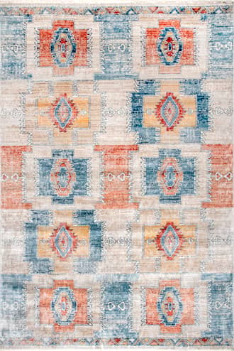 Paneled Aztec Rug primary image