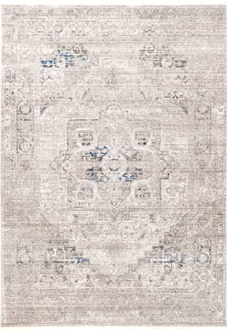 Grey Cardinal Medallion Rug swatch